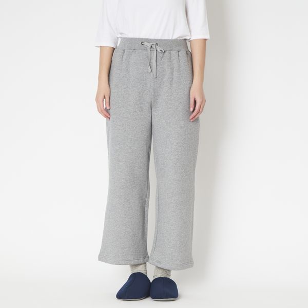 TUTIE./コットン裏毛起毛ワイドストレートパンツ -冬を暖かく過ごせる